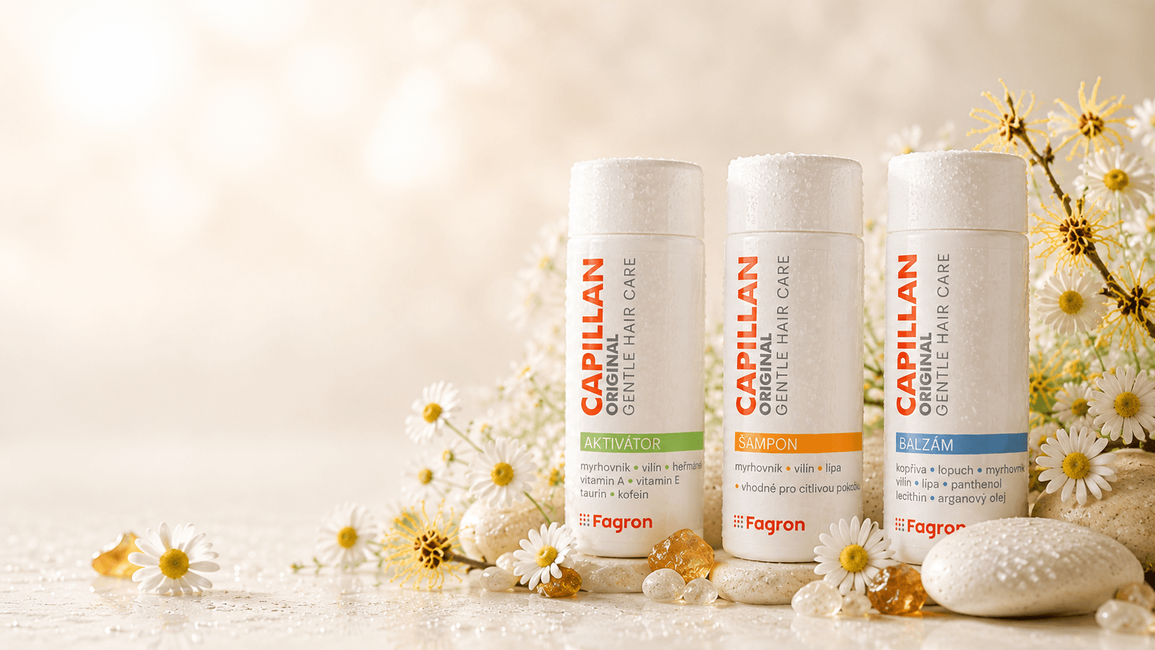 CAPILLAN® ORIGINAL – aktivátor, šampon a balzám