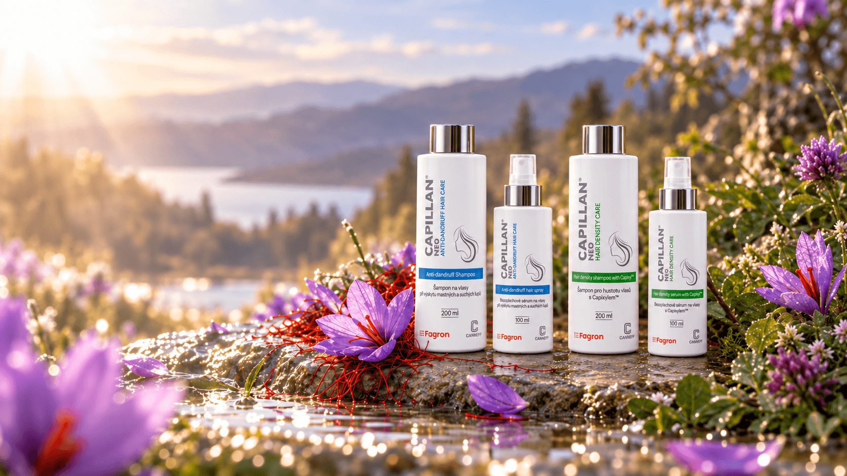 CAPILLAN® NEO – šampon a sérum proti lupům, šampon a sérum pro hustotu vlasů