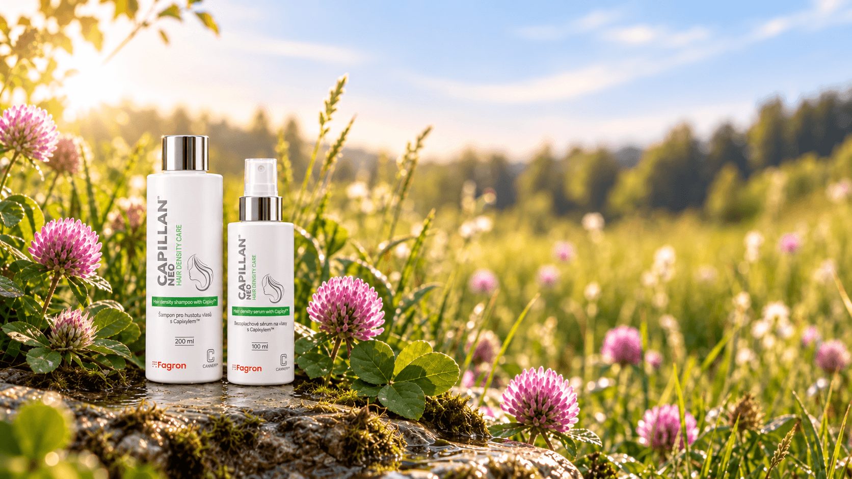 CAPILLAN® NEO pre hustotu vlasov – šampón a sérum s Capixylom™