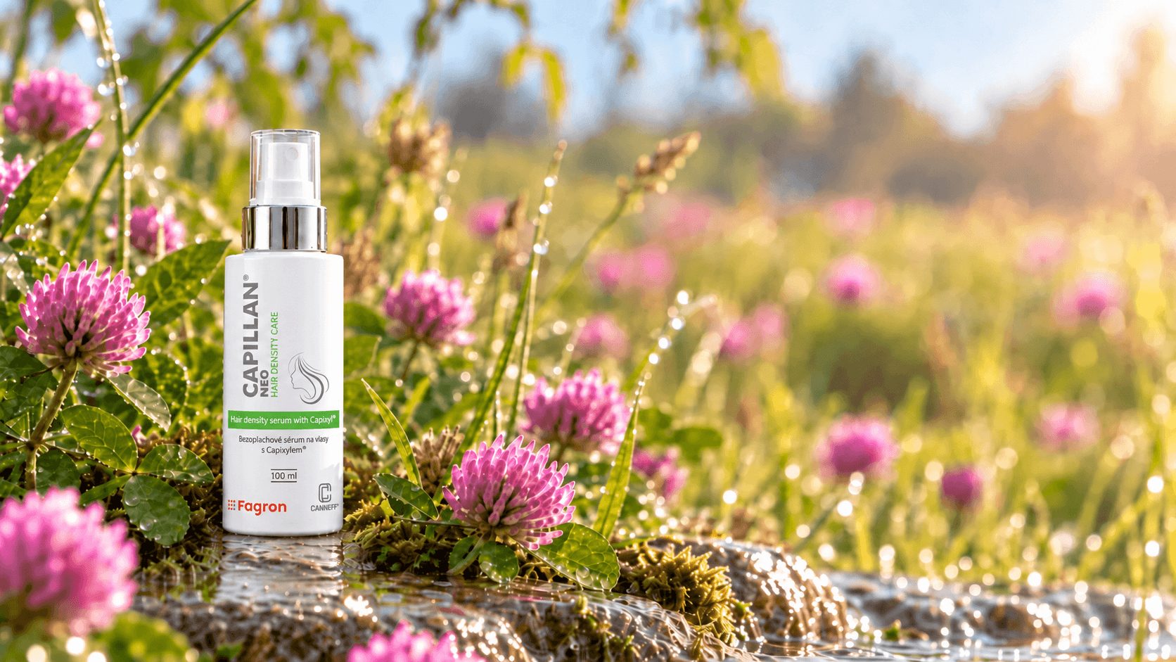 CAPILLAN® NEO Sérum pre hustotu vlasov 100 ml – bezoplachový sprej s Capixylom™