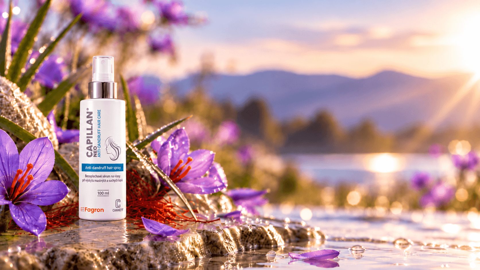 CAPILLAN® NEO Sérum proti lupinám 100 ml – bezoplachový sprej so šafranom